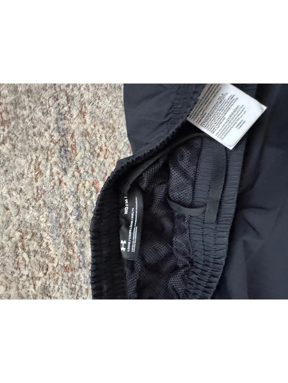 Under Armour Men's Black Sweatpants Medium